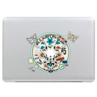 Butterfly Wreath Decal Vinyl Sticker Skin Shell Decoration Laptop Sticker Decal For Apple MacBook