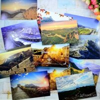Bưu thiếp Great Wall, Bức tường Bắc Kinh, Phong cảnh sáng tạo, Thiệp chúc mừng, Thiệp nhỏ, 15 tờ