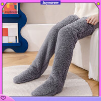 Buym Ấm Áp Sang Trọng Đùi Cao Tất Nữ Đùi Cao Cấp Ấm Áp Lông Trên Đầu Gối Tất Dành Cho Nữ Ấm Áp Sang Trọng Đùi Giày Cao Cấp Màu Trơn Ấm Chân Mùa Đông Cho Thời Tiết