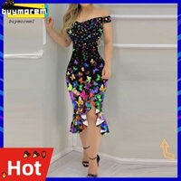 Buym sheath dress sọc hoa