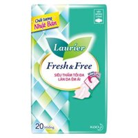 BVS Laurier Fresh&Free Siêu Mỏng Cánh 20M