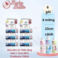 [BVS SOFY ORGANIC] - Combo 6 gói  Băng Vệ Sinh Siêu Mỏng Cánh SOFY COMFORT ORGANIC Mặt Bông 100% Cotton