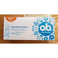 BVS tampon o.b ProComfort super 16 chiếc