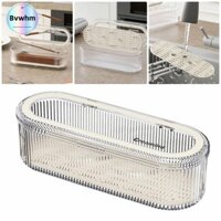 Bvwhm 1 Cái Đũa Tổ Chức, Cho Dụng Cụ Ngăn Kéo Thìa Nhà Bếp Ký Túc Xá Hộp Bảo Quản Dao Kéo, Có Khay Thoát Nước Hộp Đũa Nhựa Hộp Đựng Đồ Ăn