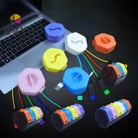 Bvy Cáp Tổ Chức Xoay Cáp Cuộn Hộp Nhựa Di Động Dây Bảo Quản Hộp Đựng Điện Thoại Chuột Dây Tai Nghe Dây Lưu Trữ Mới