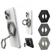 Bx Từ Nhẫn Điện Thoại Đứng U Cho iPhone MagSafe Nam Châm Xoay 360 Có Thể Tháo Rời Kim Loại Ngón Tay Cầm Cho Samsung Galaxy Chân Đế