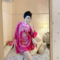 [BY THƯ STUDIO] Áo len dệt kim mẫu mèo béo hồng PLOYPA thái lan chính hãng form rộng chất len dệt kim Montegi