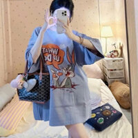 [BY THƯ STUDIO] Áo len dệt kim PLOYPA  THỎ XANH thái lan chính hãng form rộng chất len dệt kim Montegi