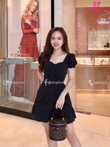 Đầm Hở Lưng V Thắt Dây Labelle DN13