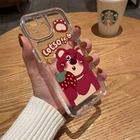 {BY8 Electronics} Ốp lưng iphone TRONG GẤU DÂU CUTE 7/8Plus/X/Xs/Xsmax/11/12/13/14Promax