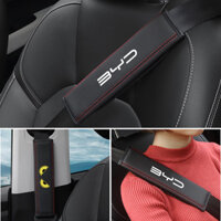 Byd Dây An Toàn Ô Tô Sợi Da Dây Đeo Vai Da PU Dây An Toàn Đeo Vai Cho BYD Atta 3 Yuan Plus Song Plus Dolphin Mini Seal U Han EV