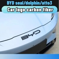 Byd Seal / Dolphin / Atto3 2024 Nhãn dán Logo trang trí ô tô Màu đen / Sợi Carbon Bộ trang trí Bodykit Phụ kiện