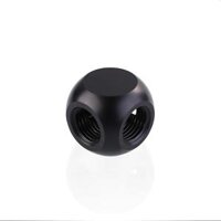 BYKSKI B-TE3-X G1/4 Internal Three Links Thread Water Cooling Fittings Tube Cubic Compression Fittings Connector Multi-c