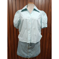 [BYMO PASS] Thanh lý Áo sơ mi croptop - Freesize