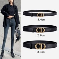 C cd Thắt Lưng Chữ Bé Gái Đơn Giản Thời Trang Phù Hợp Với Da Thật Hàn Quốc Nữ Quần Jean Eo dior