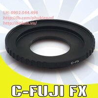 C-FX Mount adapter chuyển lens ngàm Cine C-Mount sang body Fujifilm X ( Cine-FUJIFILM FX FUJIFILM-X C )