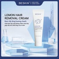 [c] [MUA 1 TẶNG 2] KEM TẨY LÔNG BESKIN HƯƠNG CHANH “Lemon Hair Removal Cream” – Trọng Lượng: 80g – Thương Hiệu: Beskin