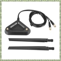 (C Z G L) Ăng-ten cáp mở rộng tần số kép 2.4G / 5G Bộ định tuyến Wifi Card mạng không dây Ăng-ten 8Db Sma Đế hút từ tính