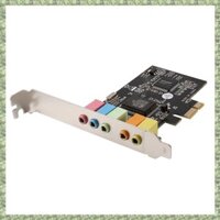 (C Z G L) Card Âm Thanh PCIe PCI-E X1 CMI8738 Chip 32 / 64 Bit Card Âm Thanh Stereo 5.1 Kênh Để Bàn Tích Hợp Card Âm Thanh Cho PC