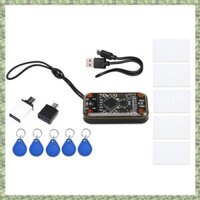 (C Z G L) Đầu đọc thẻ thông minh RFID + Thẻ & Móc khóa 5XCUID Trình giả lập thẻ thông minh Trình giả lập RFID Bộ mô phỏng đọc EM125Khz IC 13,56Mhz Giải mã huy hiệu