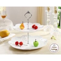 C05 - Cakestand ren bướm 2 tầng