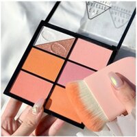 (C1) Bảng Phấn Má 5 Màu + 2 Màu Bắt Sáng Tạo Khối Đa Năng Cool Barbie [salesale]