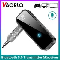 C28 2-IN-1 Bluetooth 5.0 Bộ Thu Phát 3.5MM AUX Jack Có Mic Cho Tivi Ô Tô PC Âm Nhạc Stereo A2DP Bộ Chuyển Đổi Không Dây