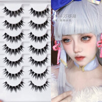 C43 Lông mi giả Barbie Doll toàn thân mỏng, cong, đuôi nhọn, tự nhiên, dày đặc, cosplay manga cổ tích