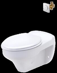 C45017 – Bồn cầu treo tường, không két nước, van xả ấn âm tường COTTO AMANDA