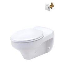 C45017 – Bồn cầu treo tường, không két nước, van xả ấn âm tường COTTO AMANDA