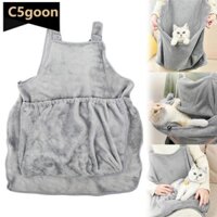 C5goon Tạp Dề Thú Cưng Tàu Sân Bay Mèo 4 Lỗ Giữ Chống Trầy Xước Tóc Người Trợ Giúp Tốt Cắt Móng Tay Thú Cưng H1J8