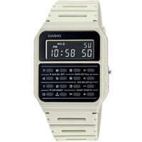 CA-53WF-8BDF | Đồng Hồ Casio | Nam | Dây Nhựa Màu Trắng | Có Máy Tính | Pin 5 Năm