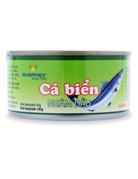 Cá Biển Ngâm Dầu Seaspimex Hộp 185G