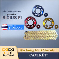 Cả bộ nhông sên dĩa Exciter 150 zin, thông số chuẩn 42T, bảo hành 6 tháng. Hàng Thái. Shop nhông sên dĩa Tây Thành.