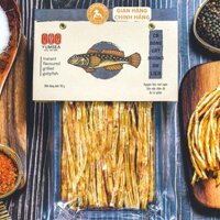 Cá bóng nướng cắt ăn liền túi 90g mẫu hút chân không, cá nướng chế biến thơm ngon hấp dẫn