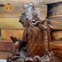 Cá chép hóa rồng bằng gỗ xông trầm