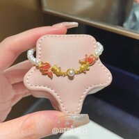 Cá chép Nhảy Cổng Rồng} Vòng Tay Ngọc Trai Koi Shijia Nhỏ Thu Đông Ánh Sáng Cao Cấp Thời Trang Sang Trọng Quà Tặng Sinh Nhật20250302