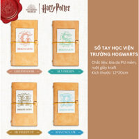 Cá Chép - Sổ tay học viện Hogwarts Harry Potter bìa giả da PU có thể thay ruột