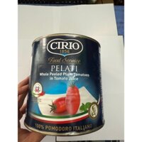 Cà Chua Bóc Vỏ hiệu Cirio 2.5kg nhập khẩu Italia
