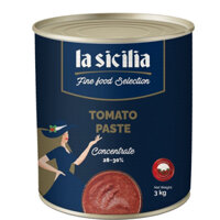 Cà Chua Cô Đặc Nghiền Nhuyễn La Sicilia Tomato Paste 3Kg Nhập Khẩu Ý