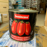 Cà chua nguyên trái lột vỏ đóng hộp Peeled Tomatoes 2,55kg/lon nhập khẩu Italia