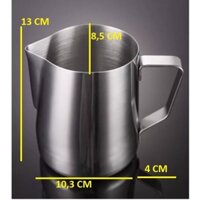 Ca đánh sữa inox 1000ml có vạch chia