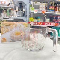 Ca đong thủy tinh - Chữ dỏ - HK 500ml/1000ml