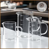 Ca đong thủy tinh định lượng có vạch chia 350ml, 500ml, 1000ml
