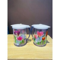 CA ĐỰNG NƯỚC NHỰA TRONG CHỊU NHIỆT HOA TUYLIP 1.5L MÃ 5518(18*13)CM -NK THÁI LAN