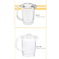 Ca đựng nước, trà đá nhựa trong Acrylic có vạch chia dung tích