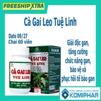 Cà Gai Leo Tuệ Linh Chai 60 Viên | Bảo Vệ Và Tăng Cường Chức Năng Gan, Giải Độc Gan