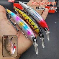 Cá Giả Minow Rapot 13cm/35gram - Mồi lure Biển câu cá Nhồng,Mú,Hồng nhạy cá