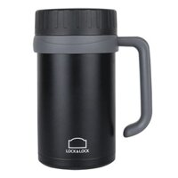 Ca Giữ Nhiệt Basic Table Mug Lock&Lock Đen LHC9002B 500Ml