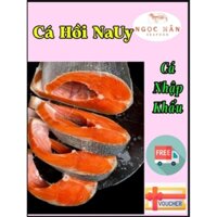 Cá Hồi Nauy Nhập Khẩu Thịt Đỏ Tươi Giàu Dinh Dưỡng Khay 500gr 2Khúc